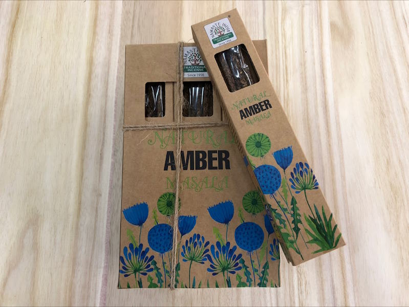 Incienso Orgánico Ámbar Palo santo Orkay 25 gr